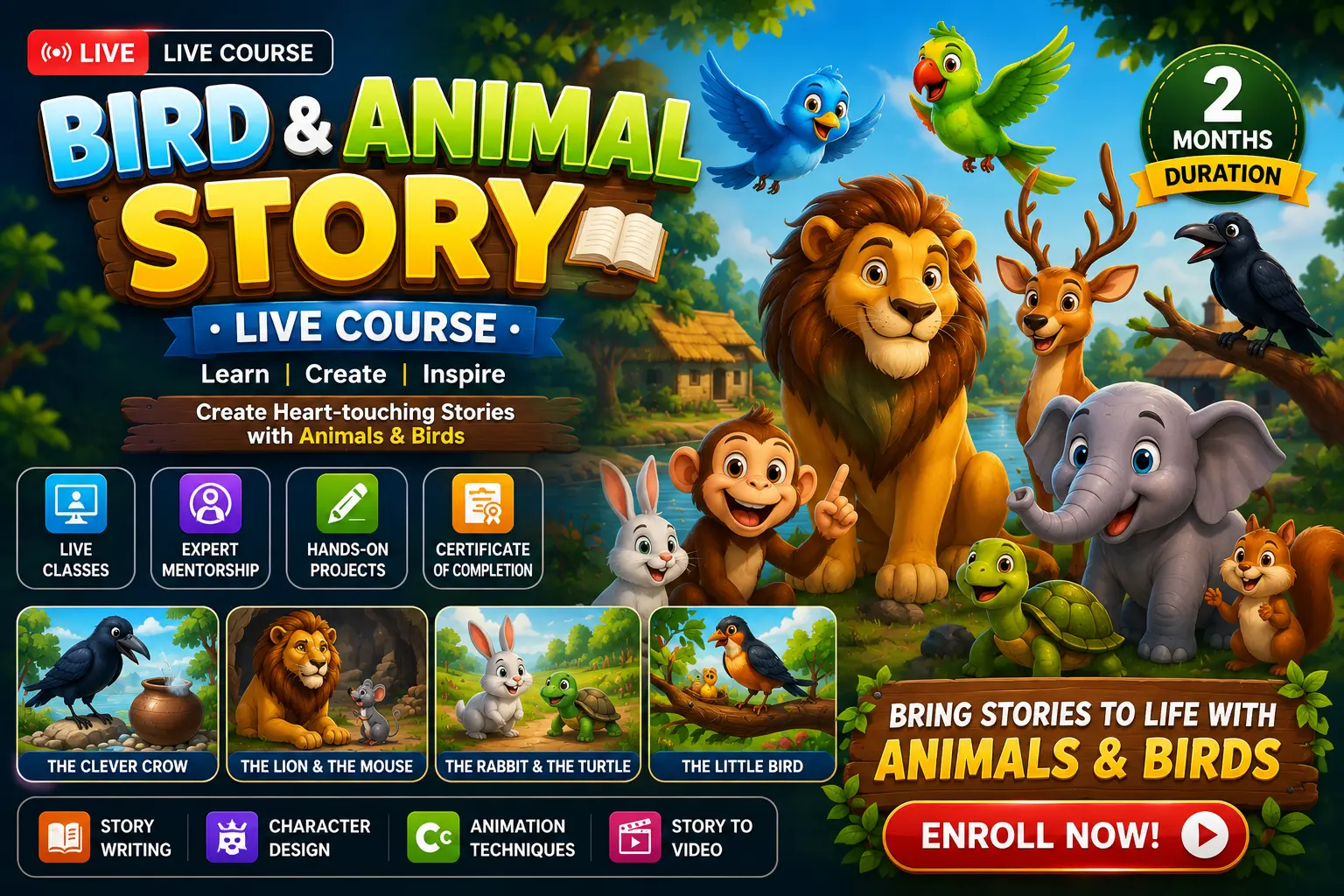 Bird Story Live Course