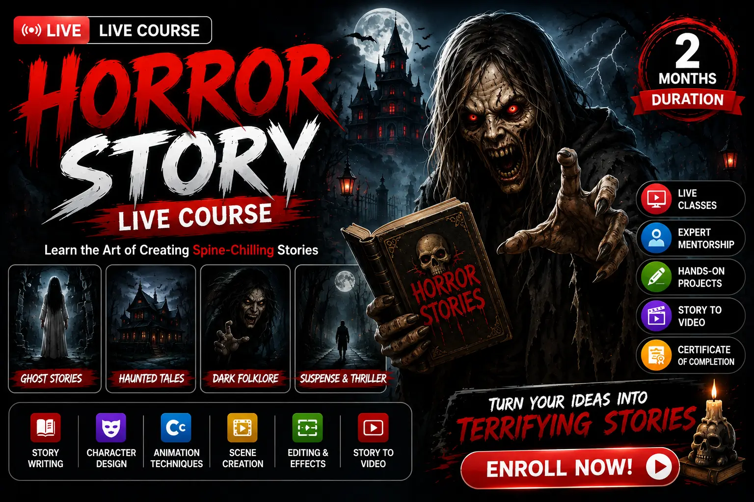 Horror Story Live Course