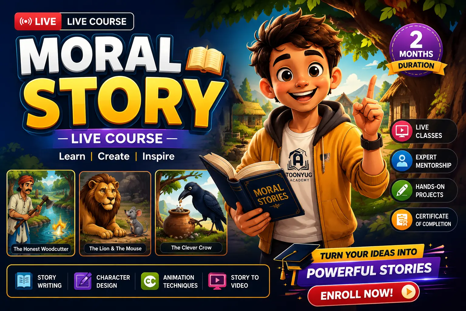 Moral Story Live Course